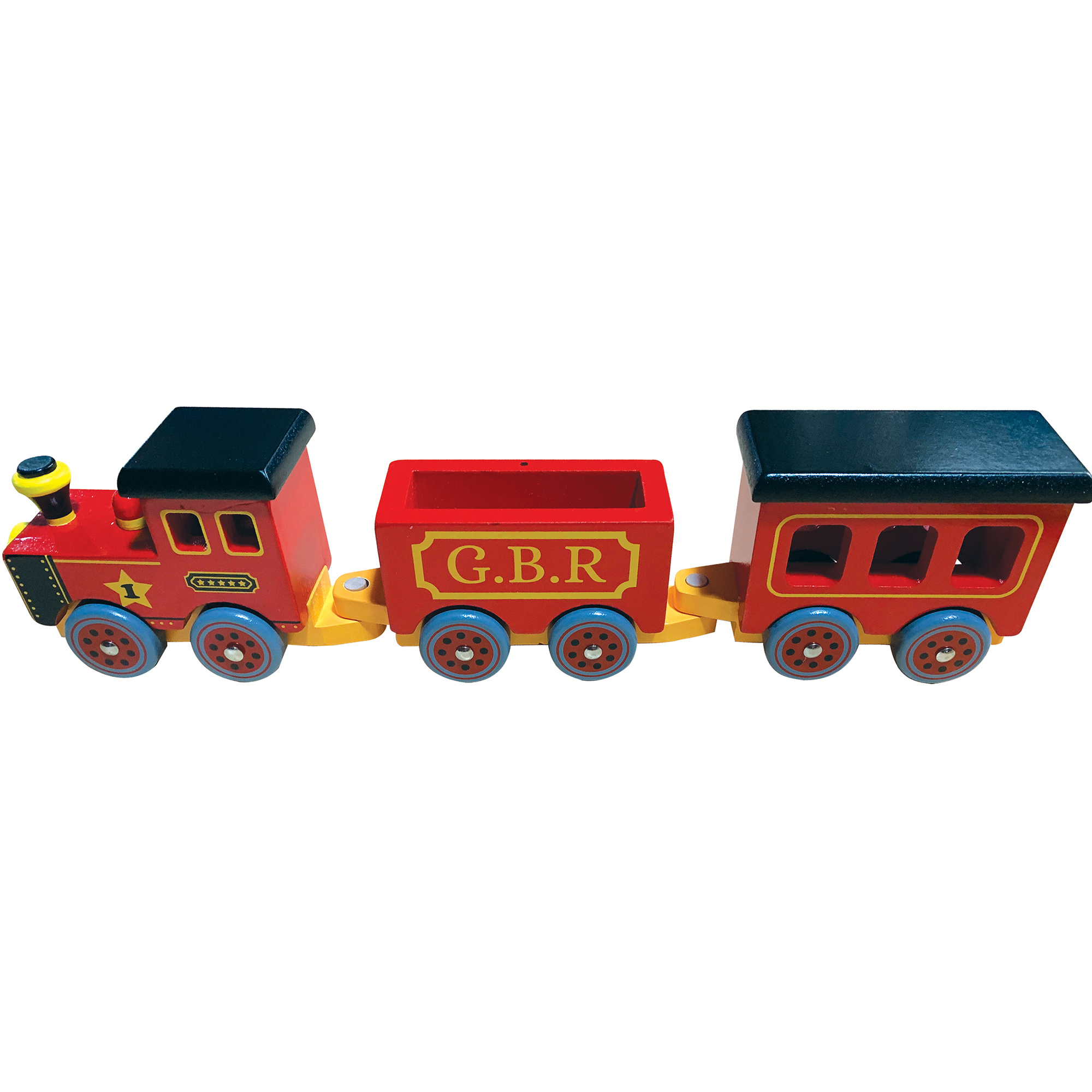 wooden choo choo train