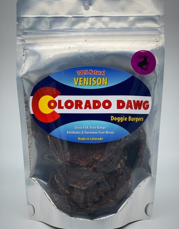 Colorado Dawg Canine Venison Doggie Burger