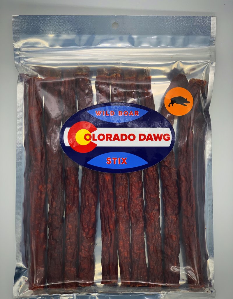 *Discontinued by Manufacturer * Colorado Dawg Canine Wild Boar Jerky Stix