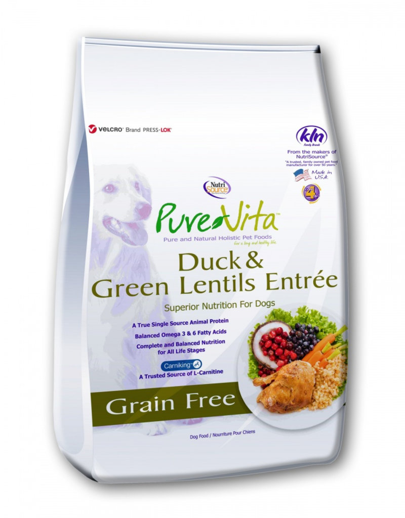 PureVita Canine Grain-Free Duck & Green Lentils Entree