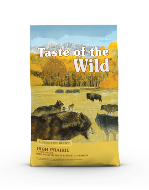 Taste of the Wild Pet Food Canine Grain-Free Adult High Prairie Recipe