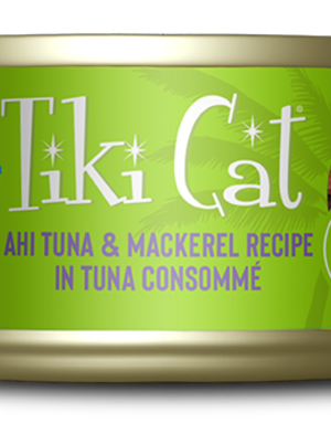 Tiki Pets Feline Grain-Free Ahi Tuna & Mackerel in Tuna Consomme