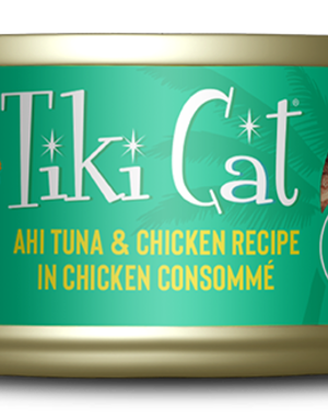 Tiki Pets Feline Grain-Free Ahi Tuna & Chicken in Chicken Consomme