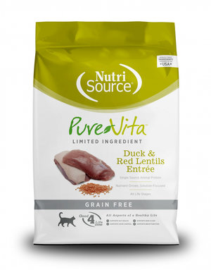 PureVita Feline Grain-Free Duck & Red Lentils Entrée