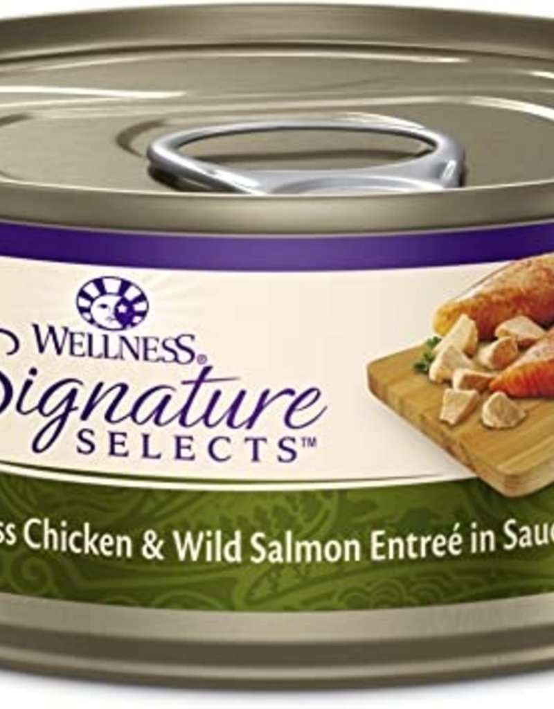 Wellness Pet Food Feline Grain-Free Signature Selects Chicken & Salmon
