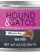 Hound & Gatos Feline Grain-Free 98% Pork