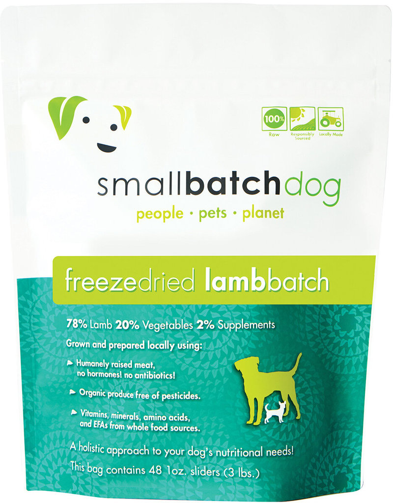 SmallBatch Pets Canine Freeze-Dried Lamb Recipe