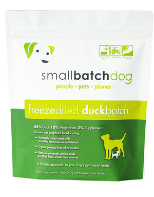 SmallBatch Pets Canine Freeze-Dried Duck Recipe