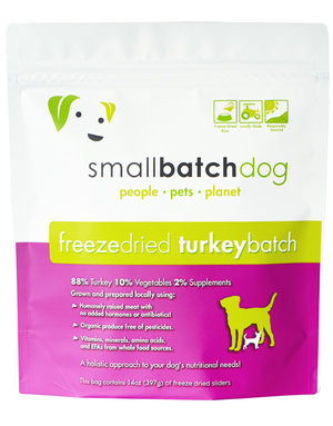 SmallBatch Pets Canine Freeze-Dried Turkey Recipe