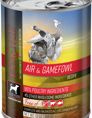 Essence Pet Foods Canine Grain-Free Air & Gamefowl Recipe