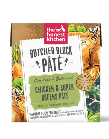 The Honest Kitchen Canine Butcher Block Pâté: Chicken & Super Greens