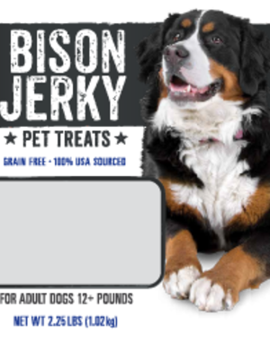 Mountain Plains - All American Pet Treats Canine Bison Jerky