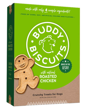 Buddy Biscuits Canine Whole Grain Roasted Chicken Biscuits