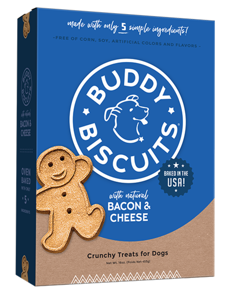 Buddy Biscuits Canine Whole Grain Bacon & Cheese Biscuits