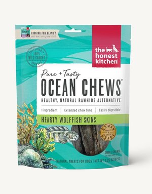 The Honest Kitchen Canine Ocean Chews - Hearty Wolffish Skins