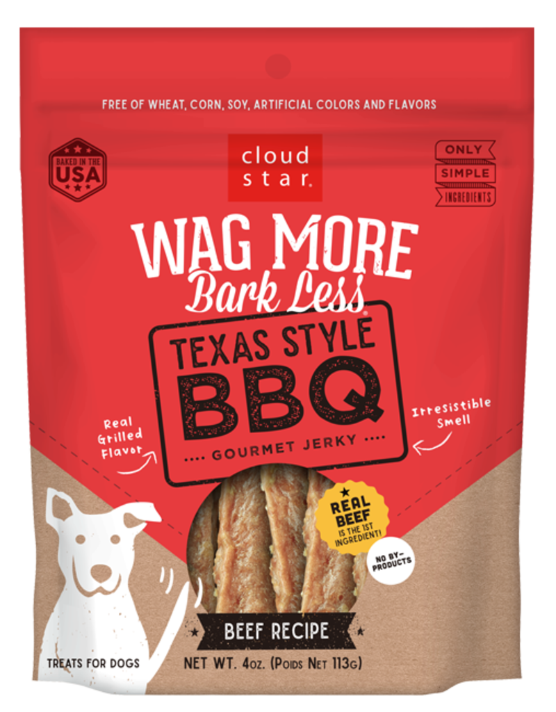 Cloud Star Canine Wag More Bark Less Jerky - Texas Style BBQ