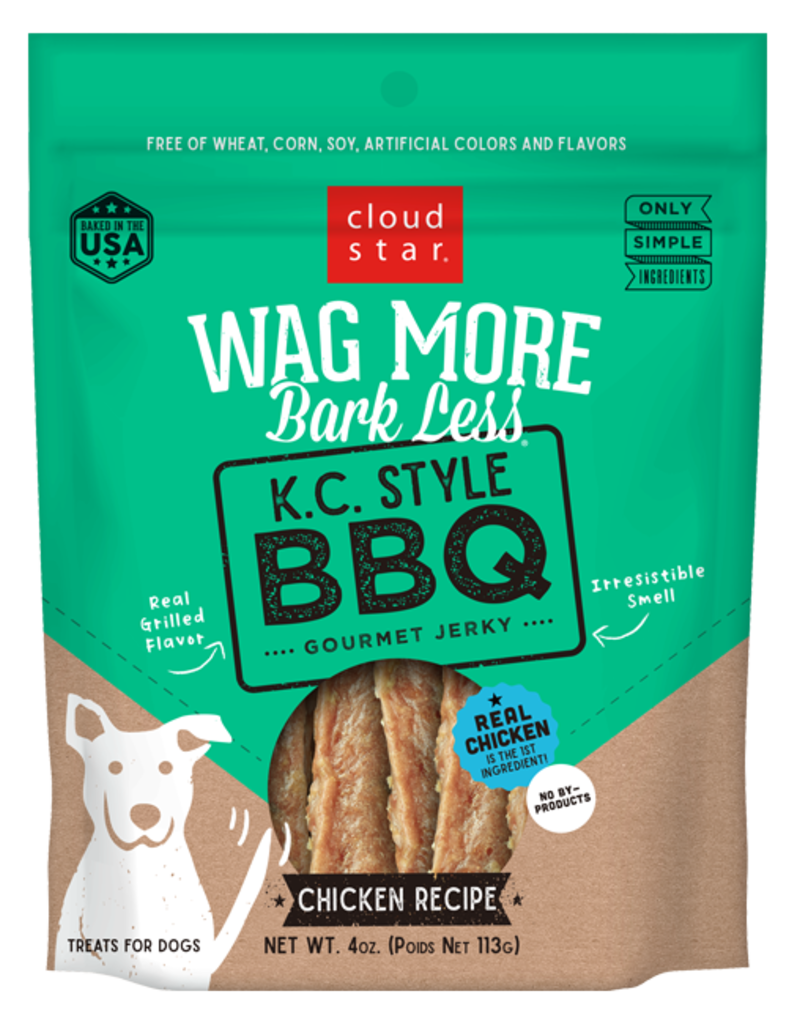 Cloud Star Canine Wag More Bark Less Jerky - K.C. Style BBQ