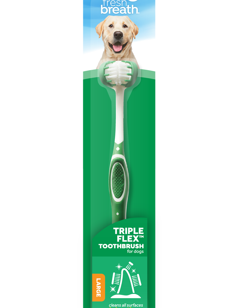 TropiClean TripleFlex Toothbrush for Dogs
