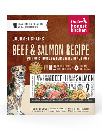 The Honest Kitchen Canine Gourmet Grain Dehydrated Beef & Salmon