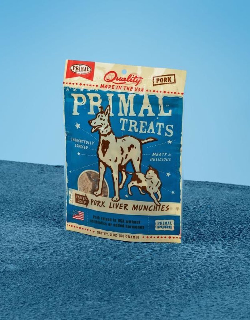Primal Pet Foods Canine Freeze-Dried Pork Liver Munchies