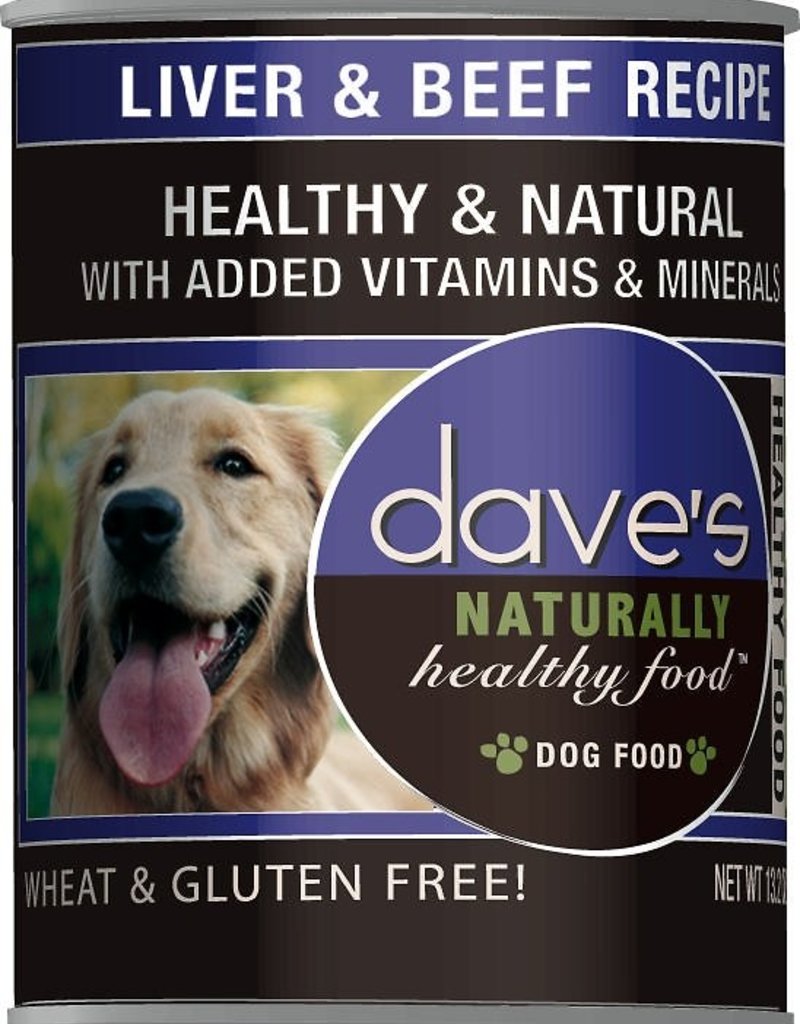 Daves Pet Food Canine Grain-Free Naturally Healthy Liver & Beef