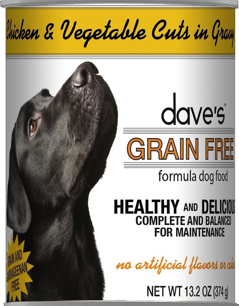 Daves Pet Food Canine Grain-Free Chicken & Vegetable Cuts in Gravy