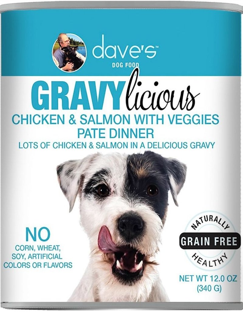 Daves Pet Food Canine Grain-Free Gravylicious - Chicken & Salmon
