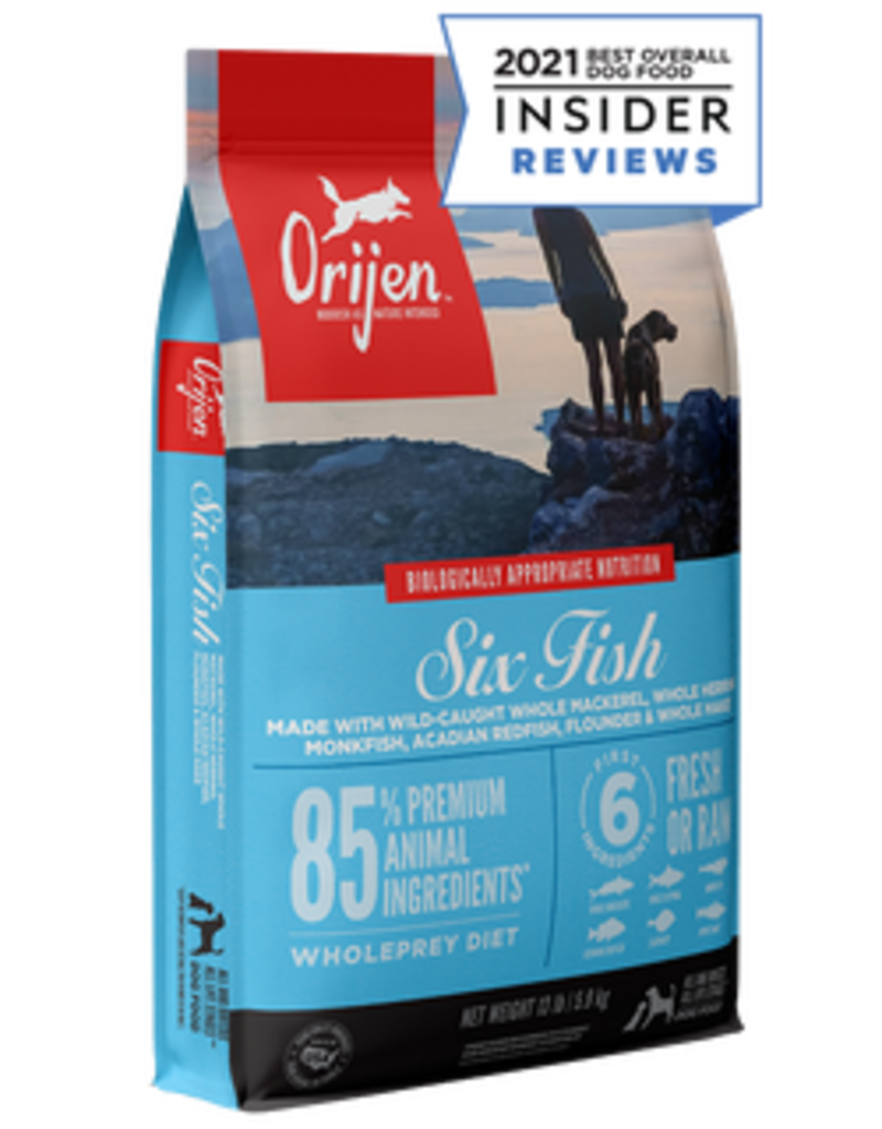 Orijen Canine Grain-Free Six Fish Recipe