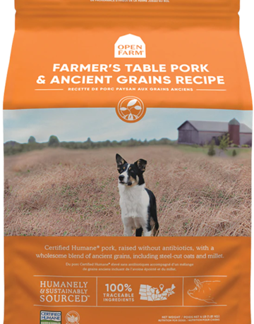 Canine Whole Grain Farmer's Table Pork Recipe