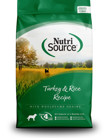 NutriSource Canine Whole Grain Turkey & Rice Recipe