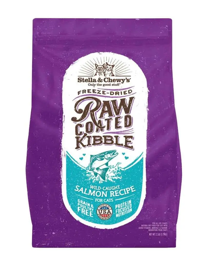 Stella & Chewy's Feline Grain-Free Raw Coated Wild-Caught Salmon Recipe