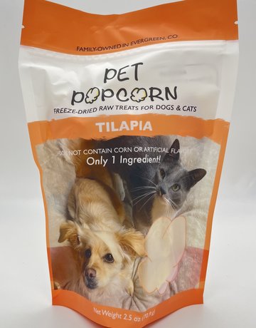 Pet Popcorn Freeze-Dried Tilapia