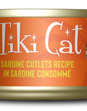 Tiki Pets Feline Grain-Free Sardine Cutlets in Sardine Consomme