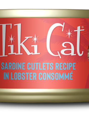 Tiki Pets Feline Grain-Free Sardine Cutlets in Lobster Consomme