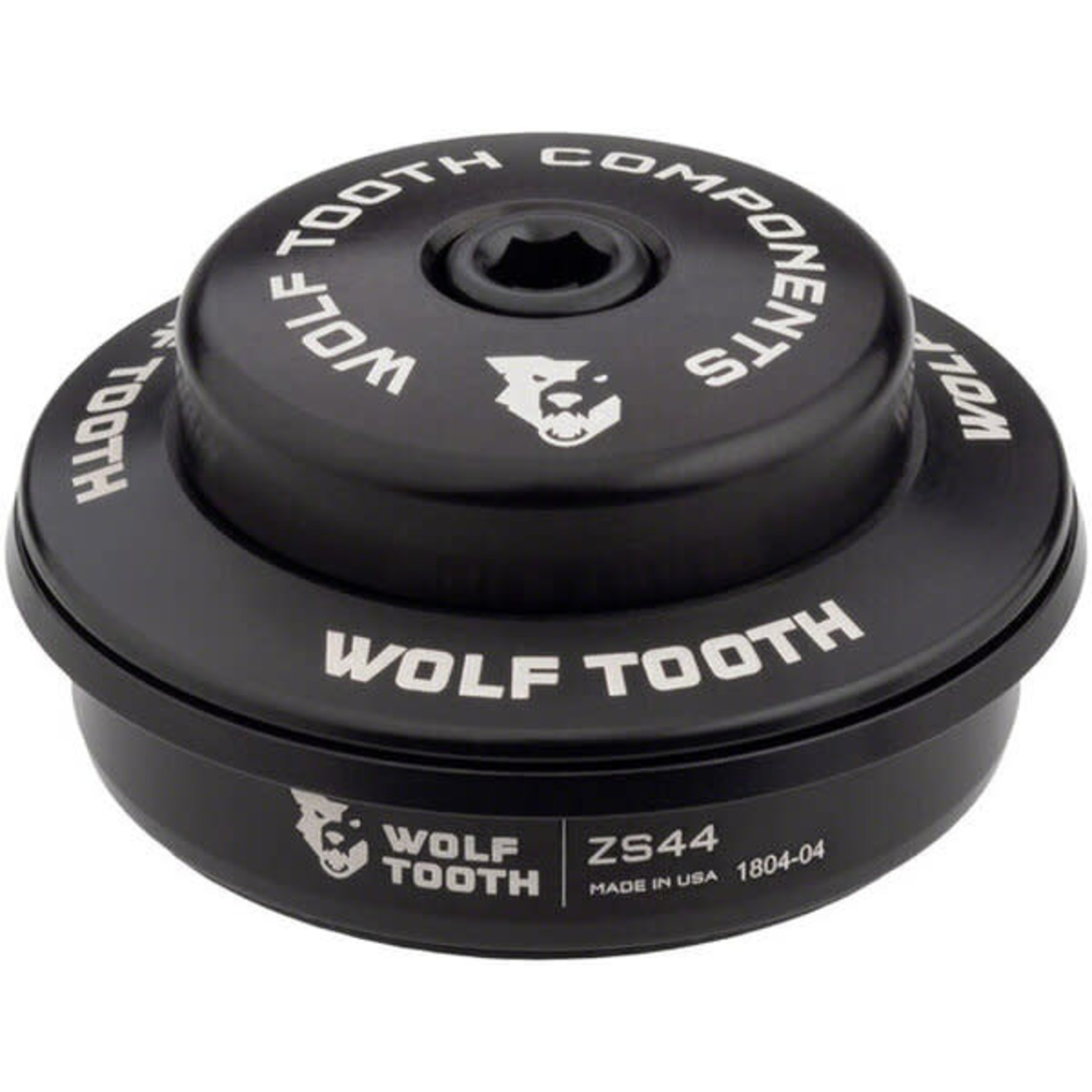 < Wolf Tooth Headset Upper ZS44/28.6, Black