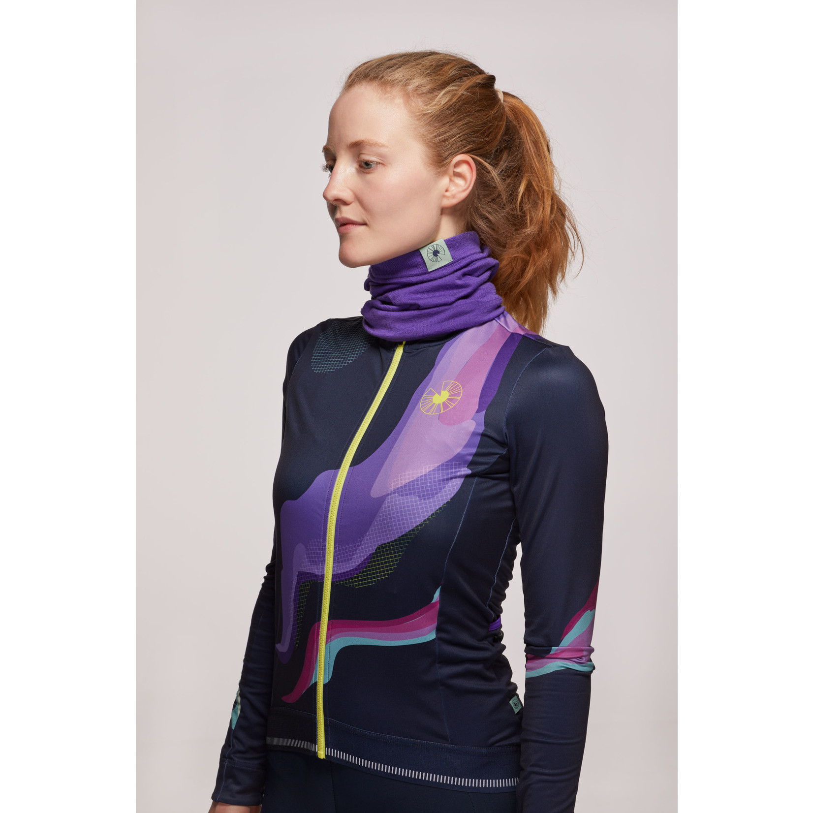 Iris IRIS Cycling Merino Neck Warmer - Pansy Purple