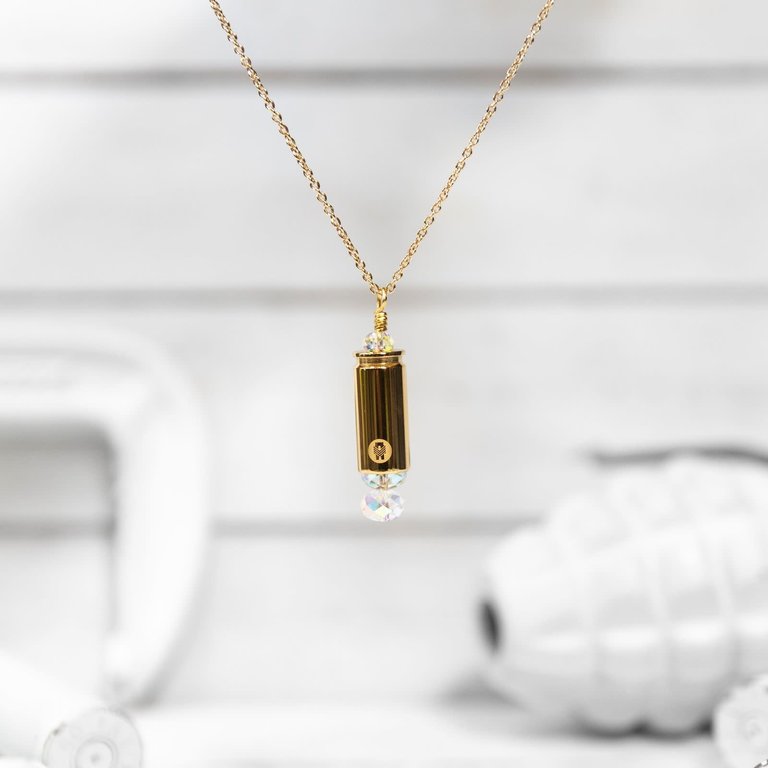 BRASS & UNITY MINI SHINE BRIGHTER NECKLACE