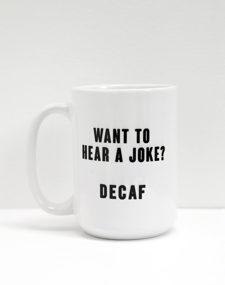 BRUNETTE THE LABEL DECAF MUG