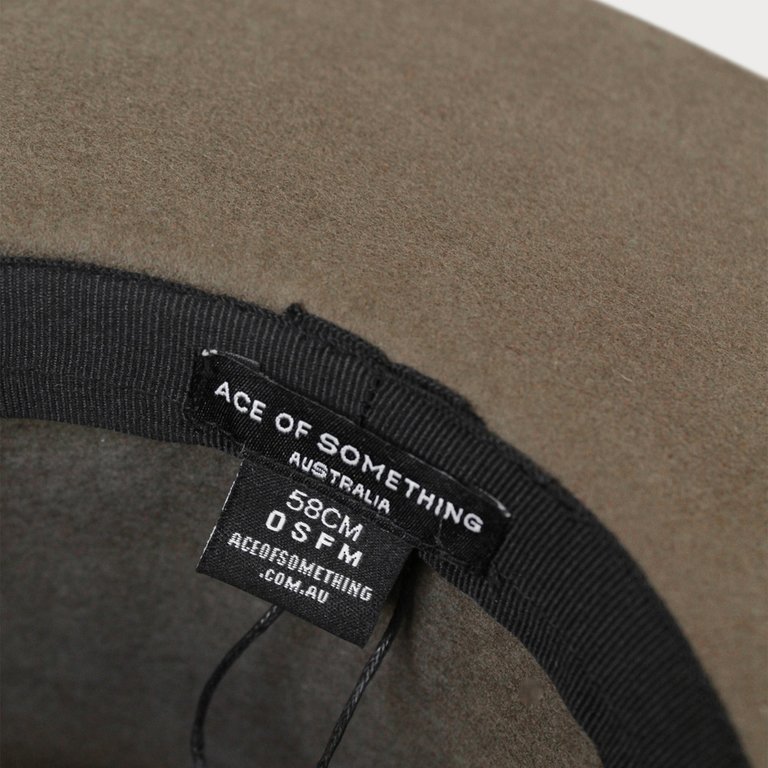 ACE OF SOMETHING BRONCO FEDORA TRUFFLE O/S
