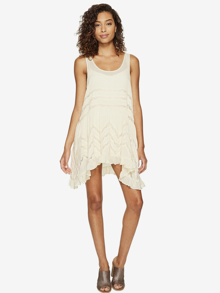 FREE PEOPLE SLIP VOILE TRAPEZE