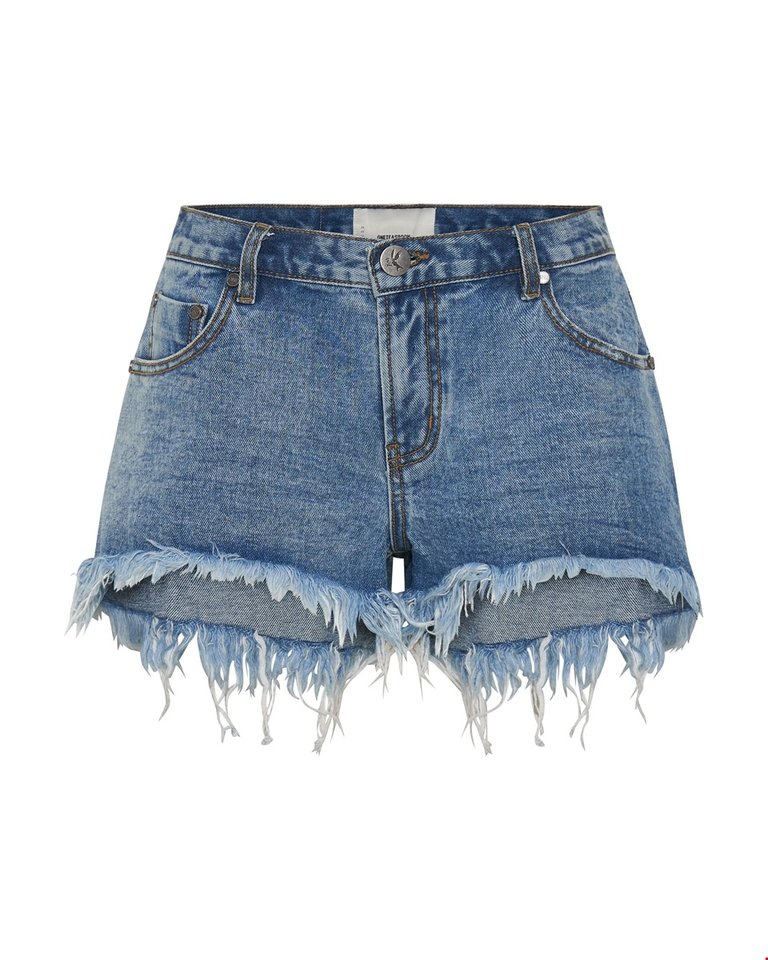 ONE TEASPOON MARLONS LOW WAIST BOYFRIEND SHORT