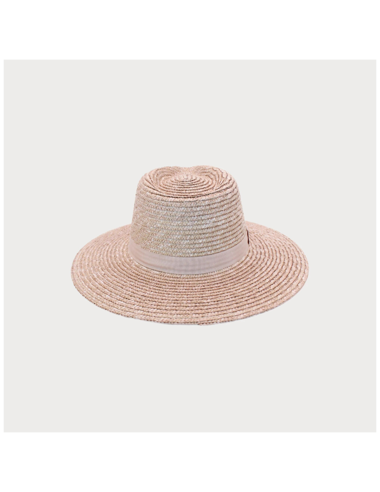 ACE OF SOMETHING BOLOGNA WHEAT STRAW BOATER