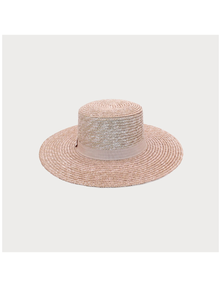 ACE OF SOMETHING VINCENZA WHEAT STRAW BOATER