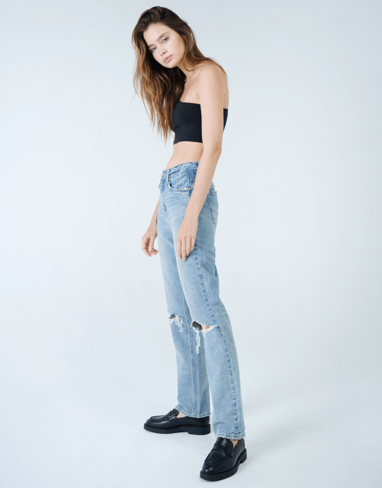 UNPUBLISHED WILLA SUPER HIGH WAIST MOM FIT STRAIGHT LEG