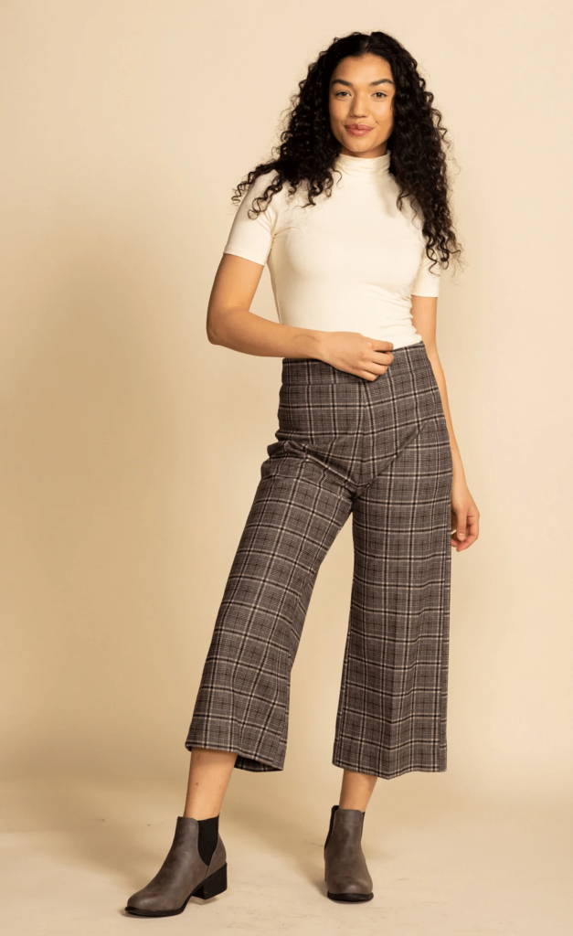 PINK MARTINI THE NADIA PANTS IN PLAID