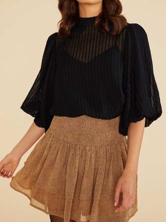 MINKPINK LYLAH PUFF SLEEVE TOP