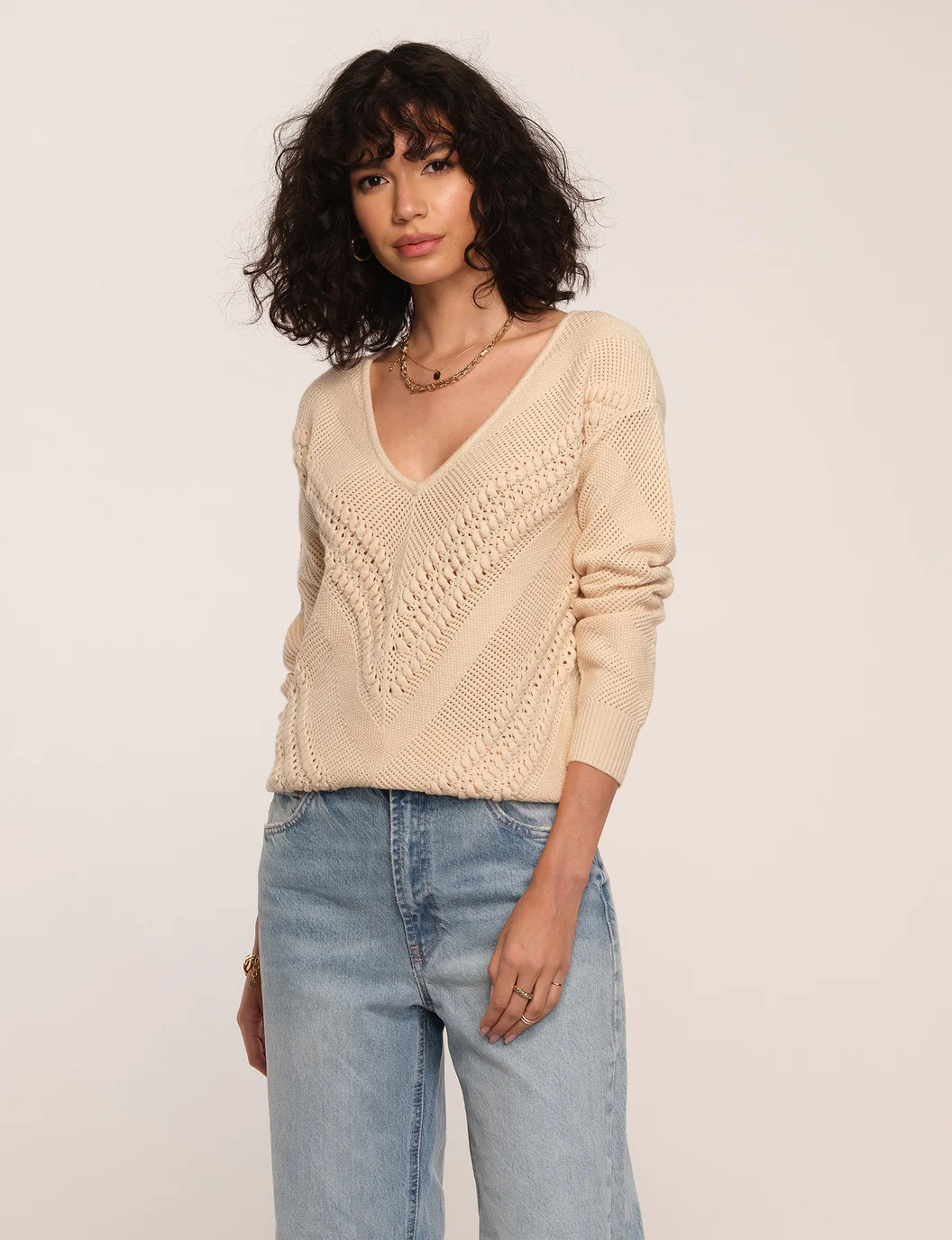 ZEN SWEATER IN IVORY