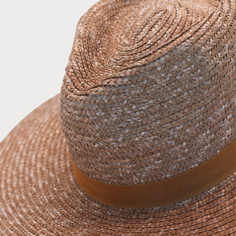 ACE OF SOMETHING BOLOGNA FEDORA IN NUTMEG