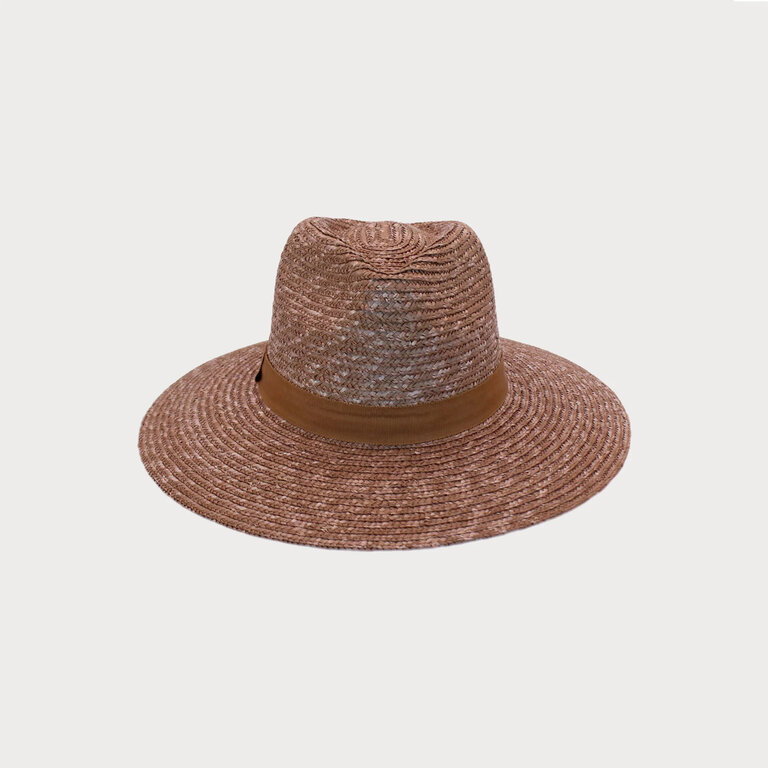 ACE OF SOMETHING BOLOGNA FEDORA IN NUTMEG