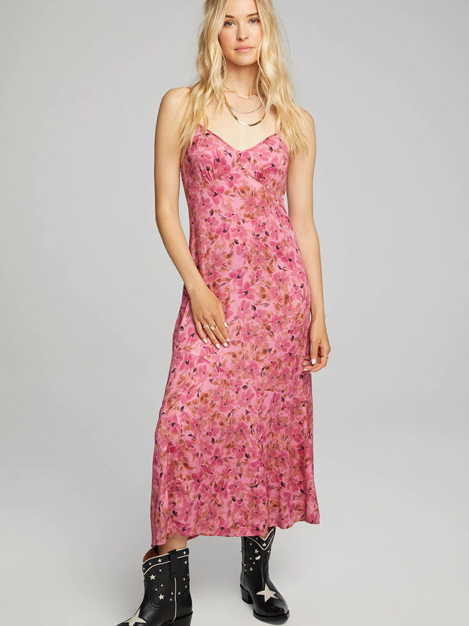 Uma Velvet Maxi Dress, Clove + Amber Floral